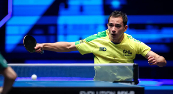 Hugo Calderano estreia com vitórias no Grand Smash de Singapura